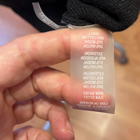 Karl Lagerfeld black knit skirt size L - Picture 4 of 4